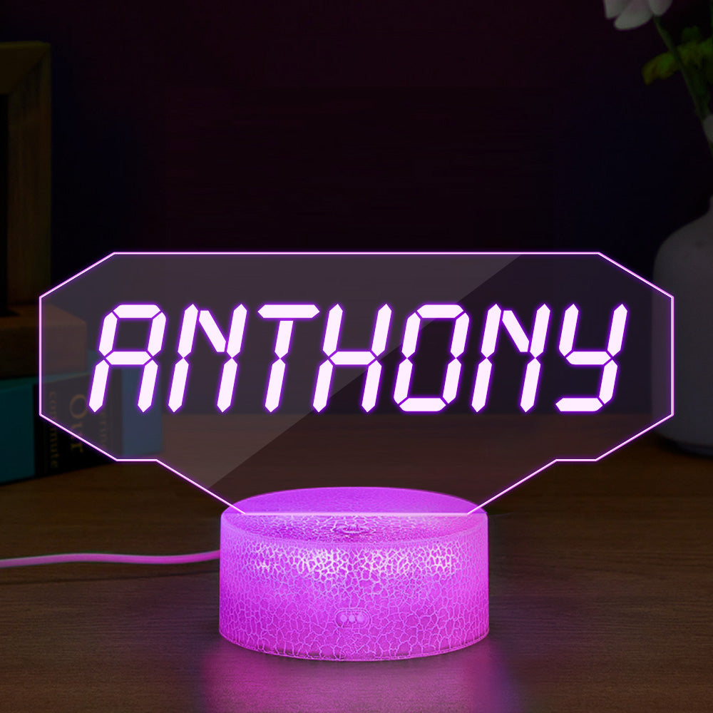 Lampe LED personnalisée gaming